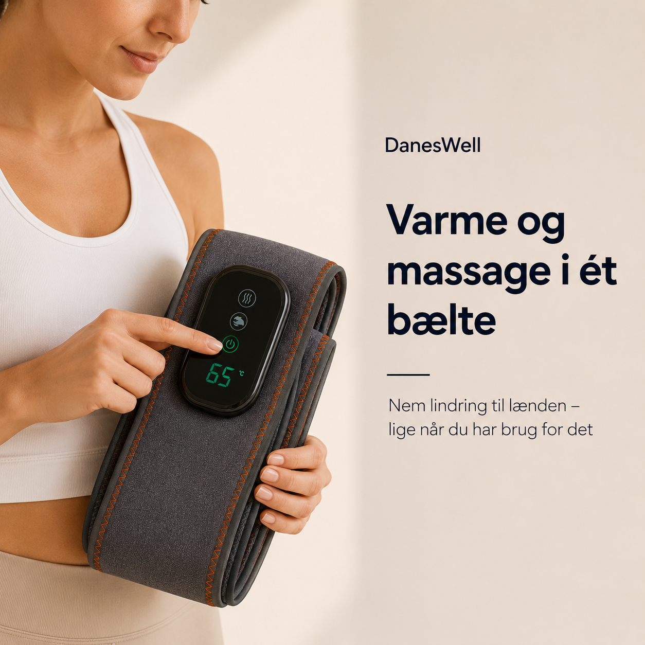 DanesWell™ Premium Lændevarmebælte